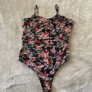 Women’s plus size floral body suit